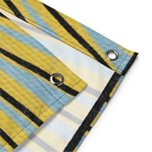 Three of Pentacles Tarot Card Wall Tapestry | Chakra Rendition Major Arcana - Picture 6 of 6